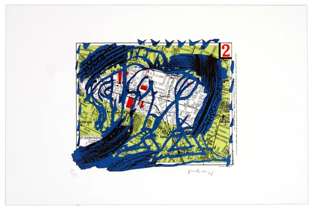 Lithografie Alechinsky - Second arrondissement (Paris)