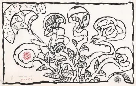 Ets En Aquatint Alechinsky - Sédentaires