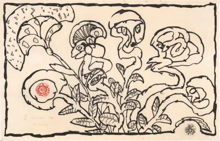 Ets En Aquatint Alechinsky - Sédentaires