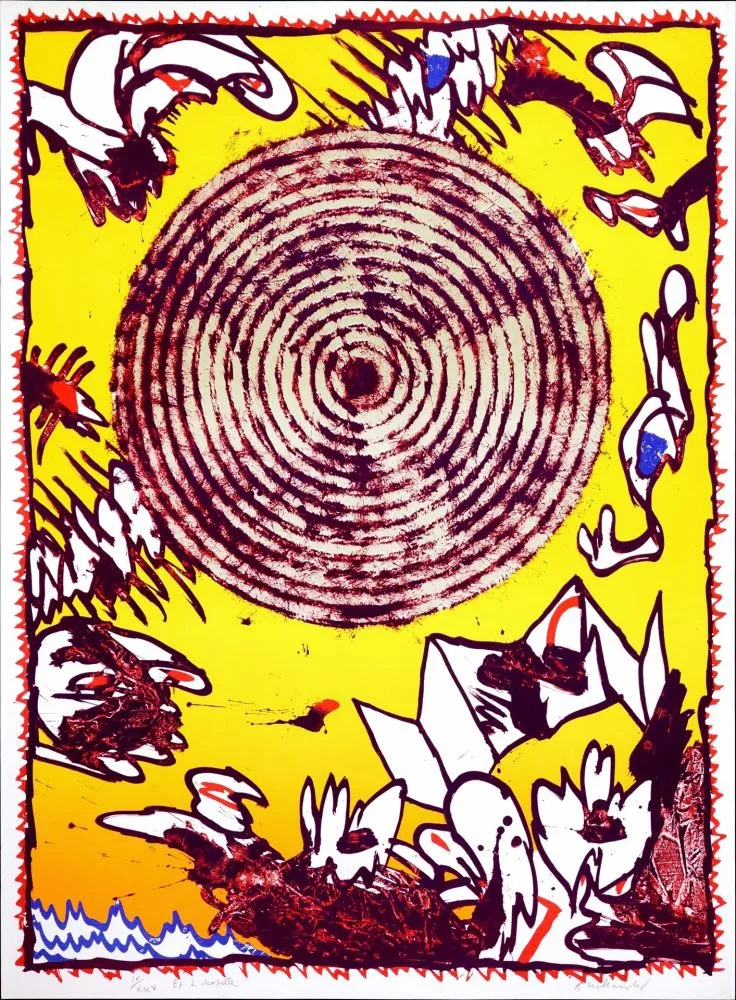 Lithografie Alechinsky - Séoul