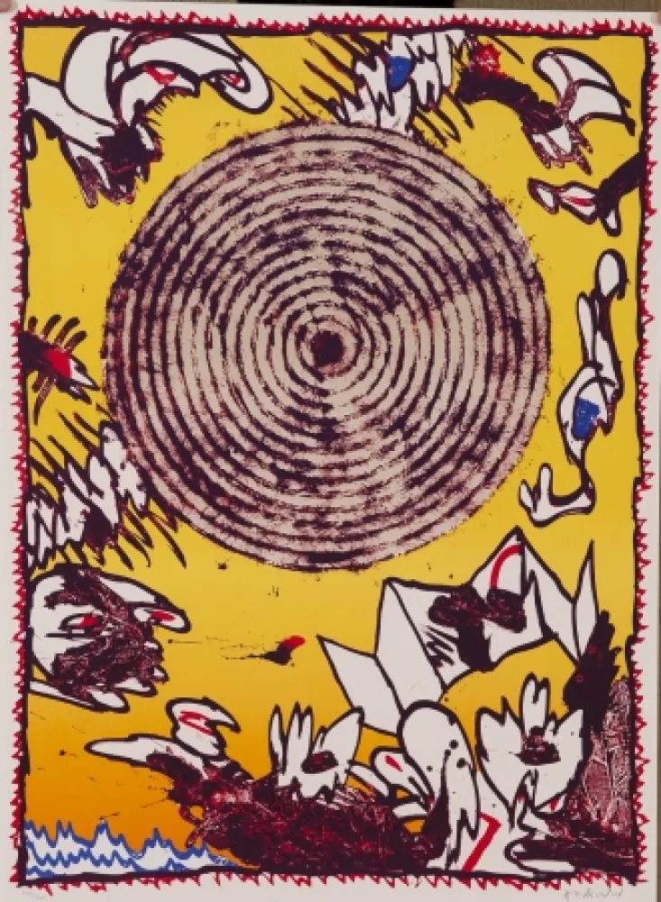 Lithografie Alechinsky - Séoul