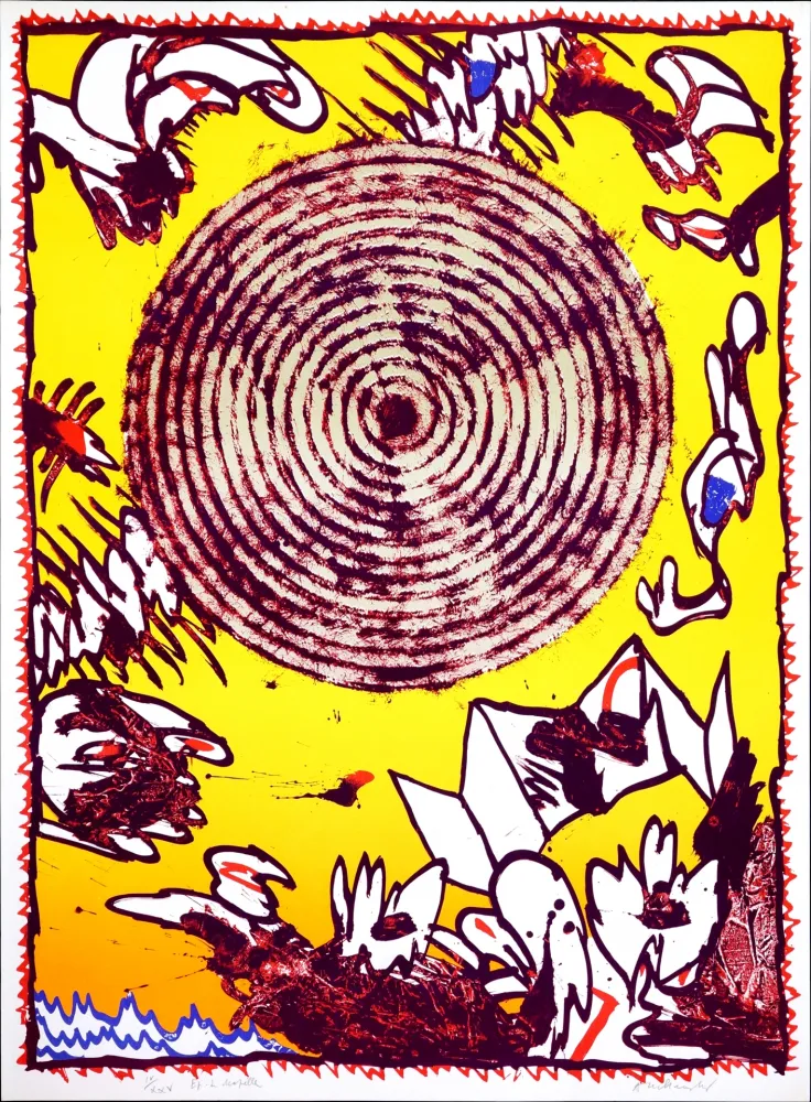 Lithografie Alechinsky - Séoul