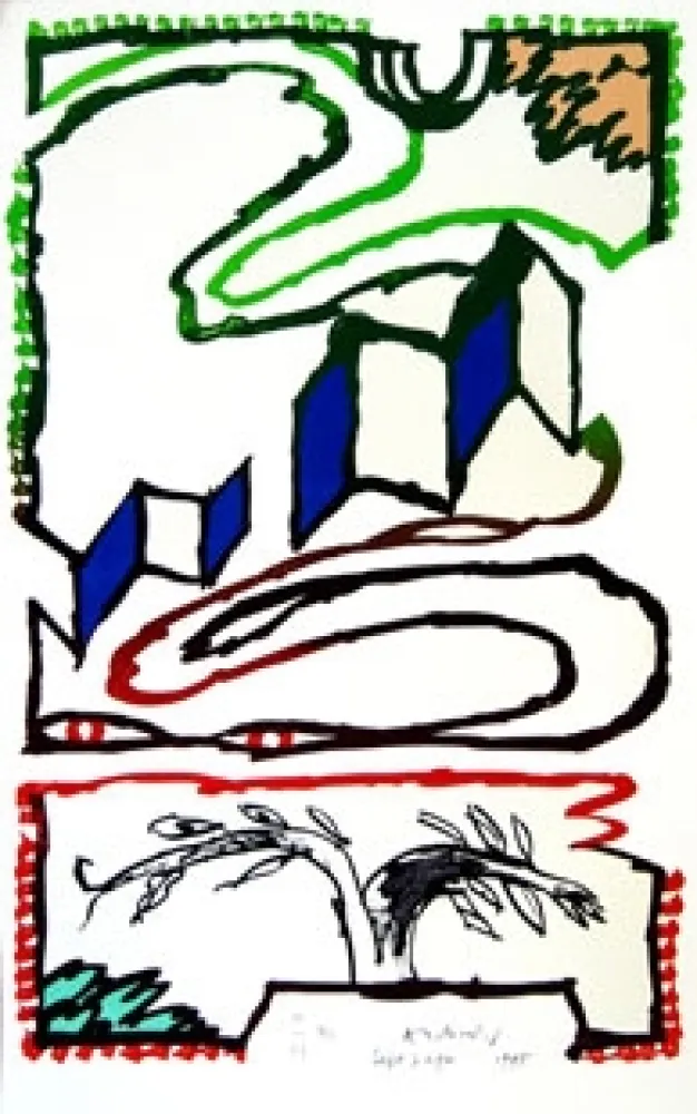 Lithografie Alechinsky - Sept pages