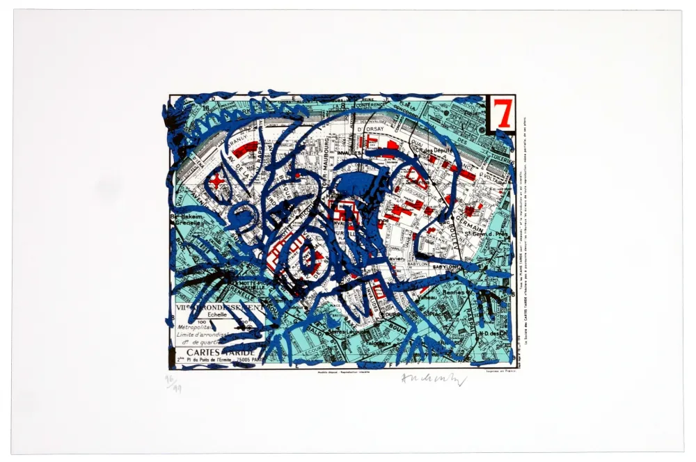 Lithografie Alechinsky - Septième arrondissement (Paris)