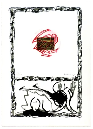 Ets Alechinsky - Serpent I