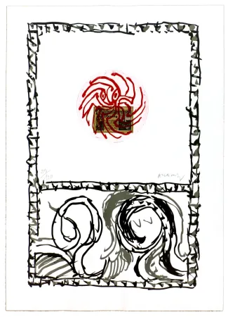 Ets Alechinsky - Serpent II