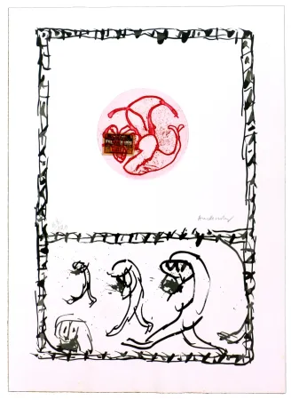 Ets Alechinsky - Serpent IV