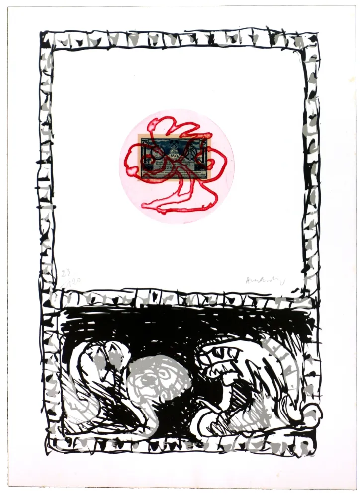 Ets Alechinsky - Serpent V