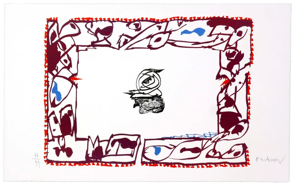 Lithografie Alechinsky - Set de Table