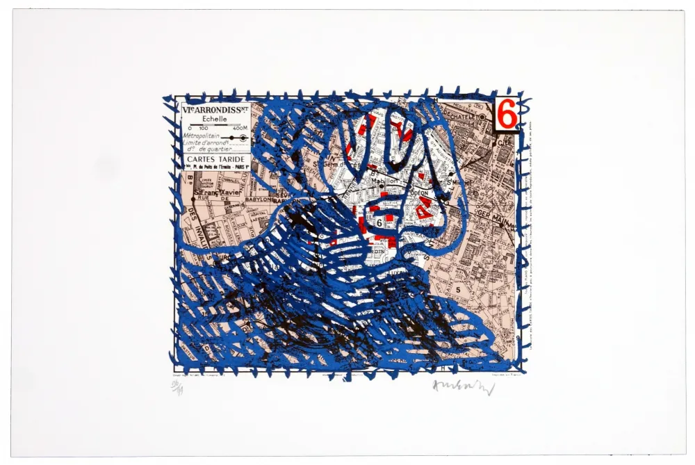 Lithografie Alechinsky - Sixième arrondissement (Paris)