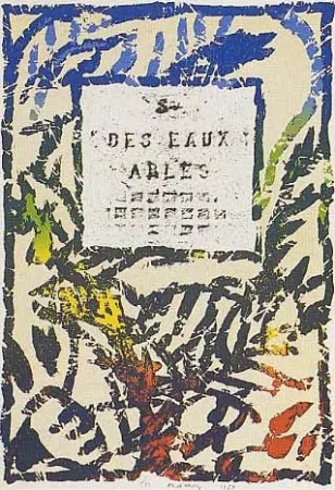 Lithografie Alechinsky - Société des eaux d'Arles