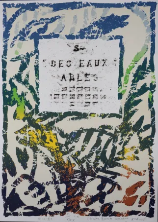 Geen Techniek Alechinsky - Société des eaux d’Arles, 1984 - Hand-signed