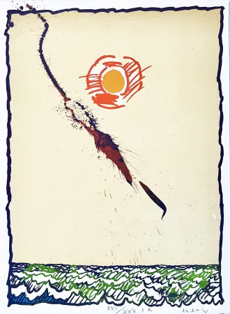 Lithografie Alechinsky - Soleil