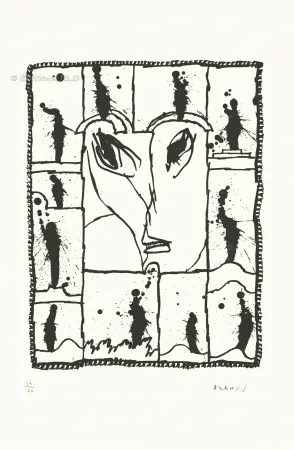 Ets En Aquatint Alechinsky - Sur les onze coups de midi