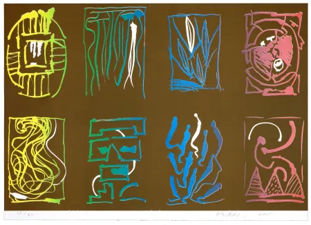 Lithografie Alechinsky - Tapis et Caries