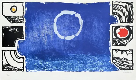 Lithografie Alechinsky - Théatre pacifique