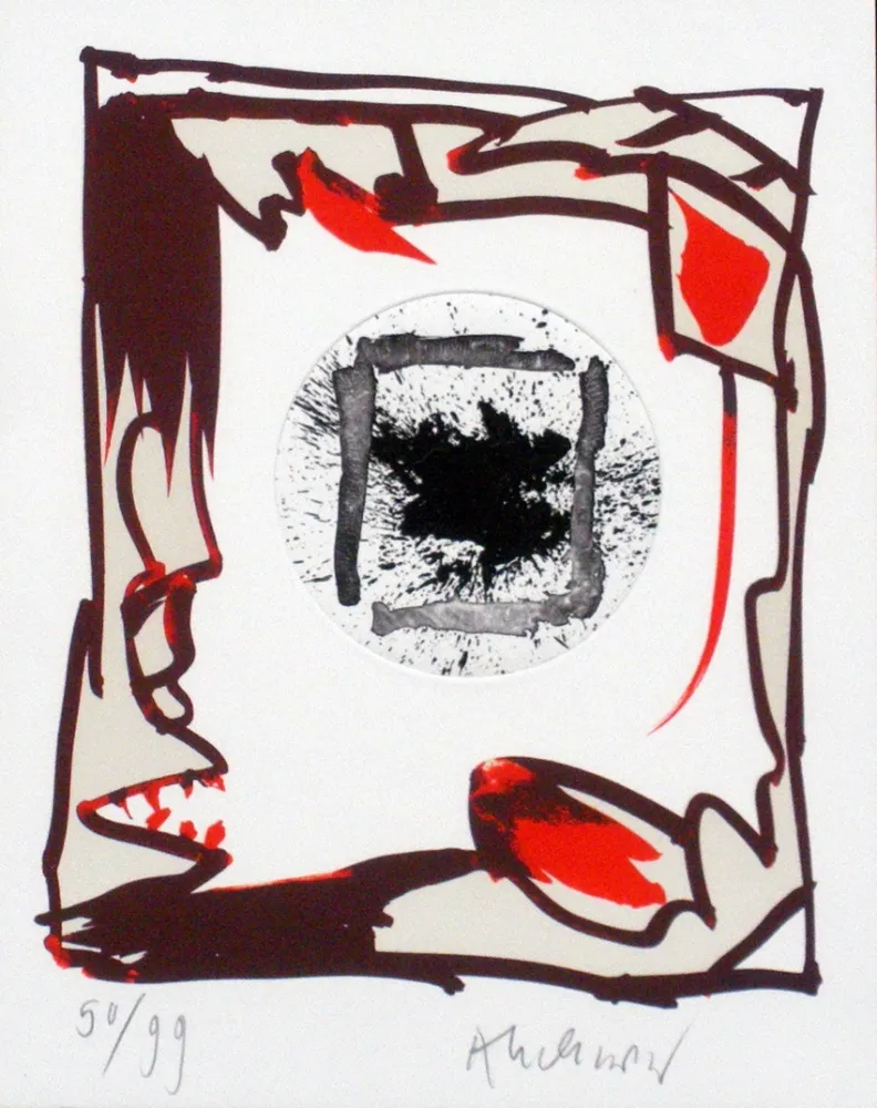 Lithografie Alechinsky - Tiens 