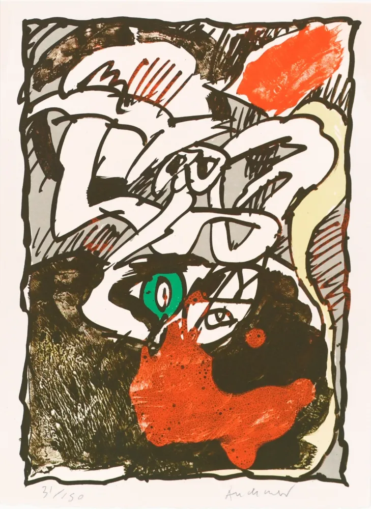 Lithografie Alechinsky - Til Louisiana 03