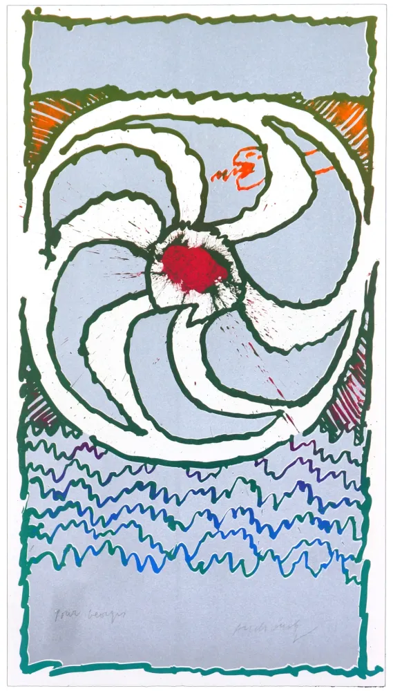 Lithografie Alechinsky - Tout à trac