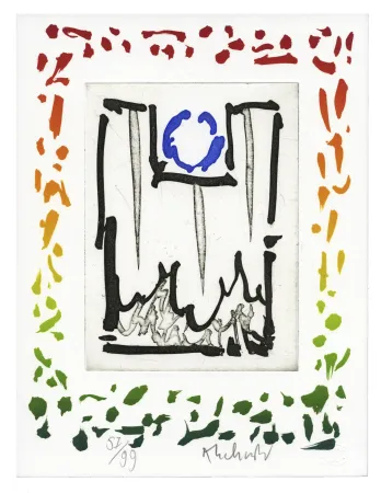 Ets Alechinsky - Triade Bleue