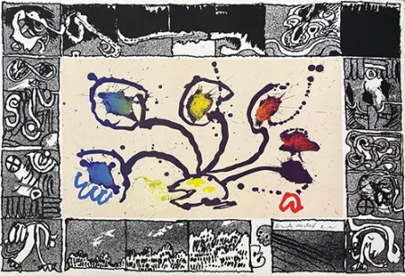 Lithografie Alechinsky - Tribord