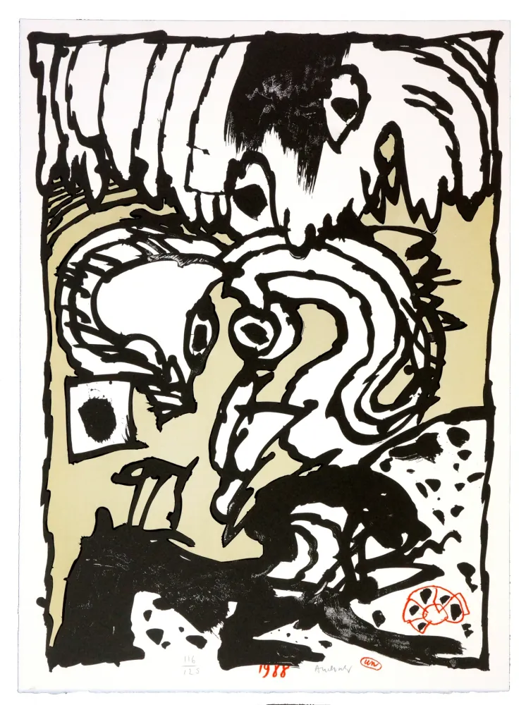 Lithografie Alechinsky - Un