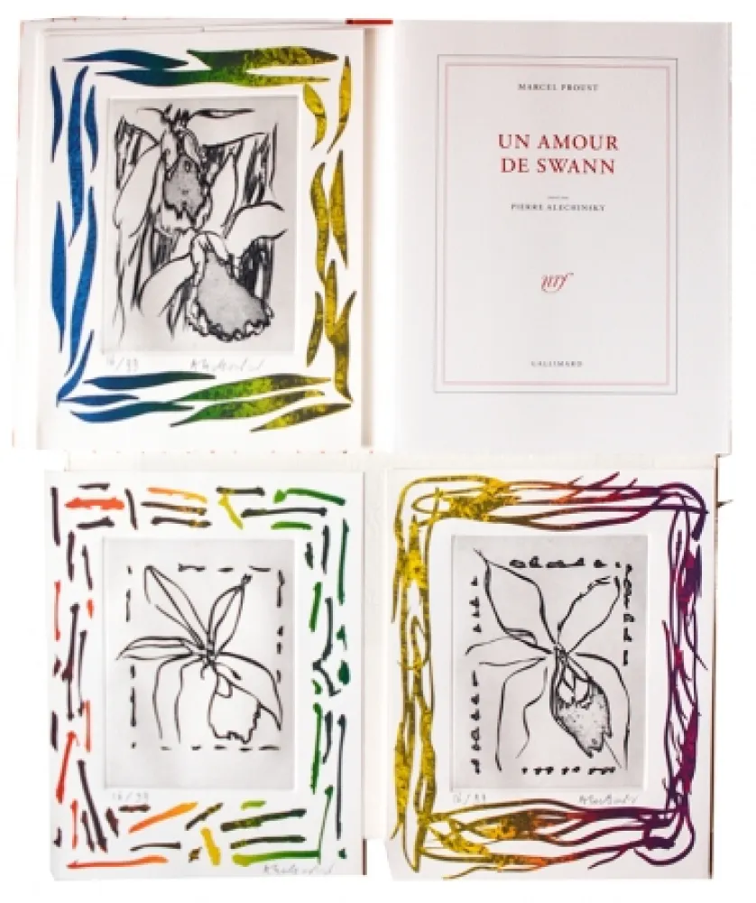 Geïllustreerd Boek Alechinsky - Un amour de Swann