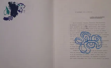 Geïllustreerd Boek Alechinsky - Un mannepquin sur le trottoir