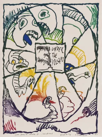 Lithografie Alechinsky - Under the Volcano