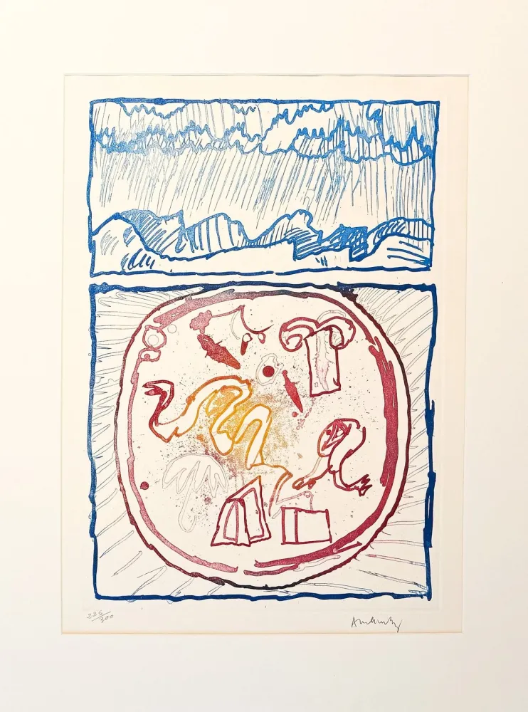 Ets En Aquatint Alechinsky - Underground