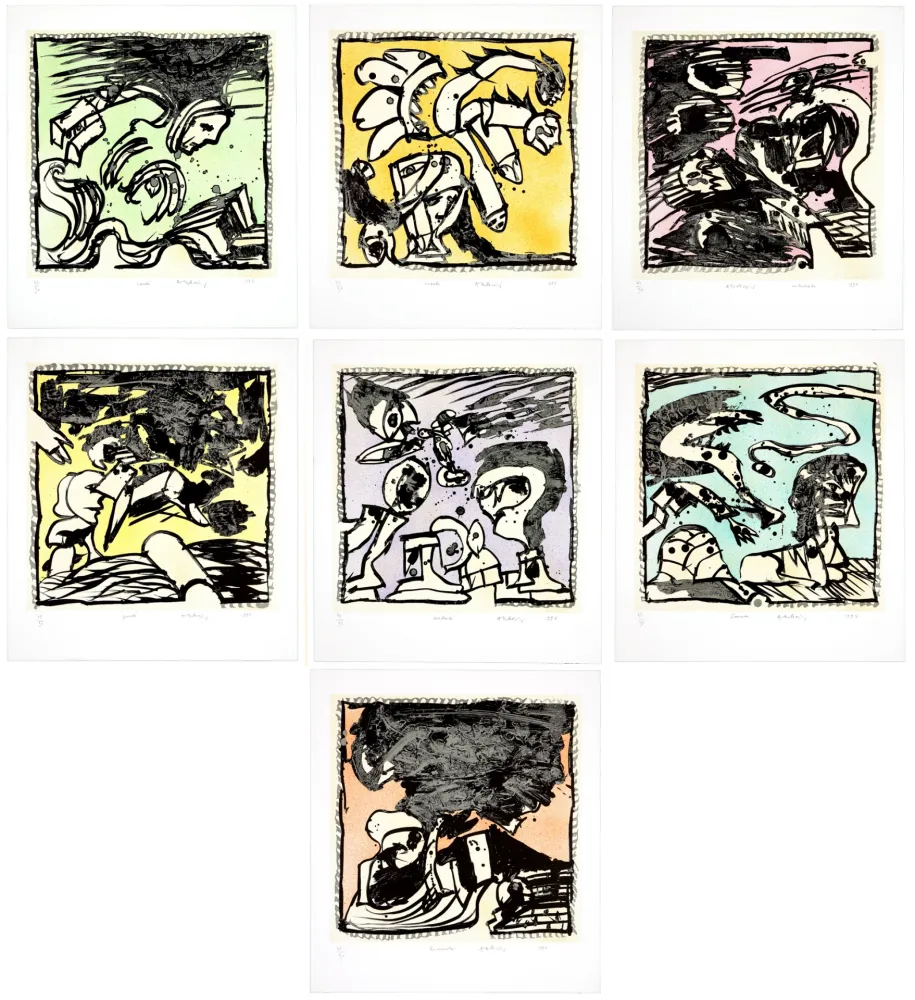 Lithografie Alechinsky - Une bonne semaine