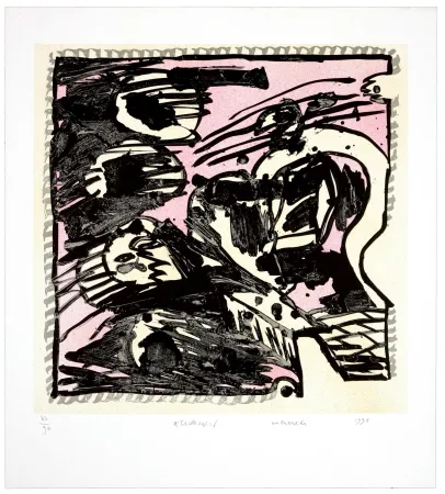 Lithografie Alechinsky - Une bonne semaine/Mercredi