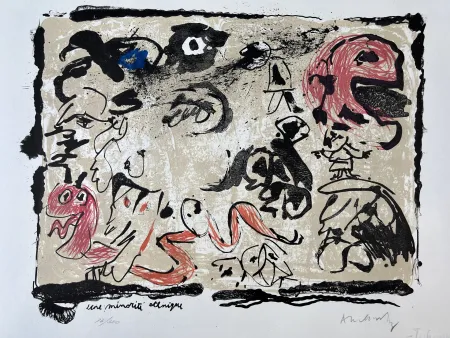 Lithografie Alechinsky - Une minorité ethnique