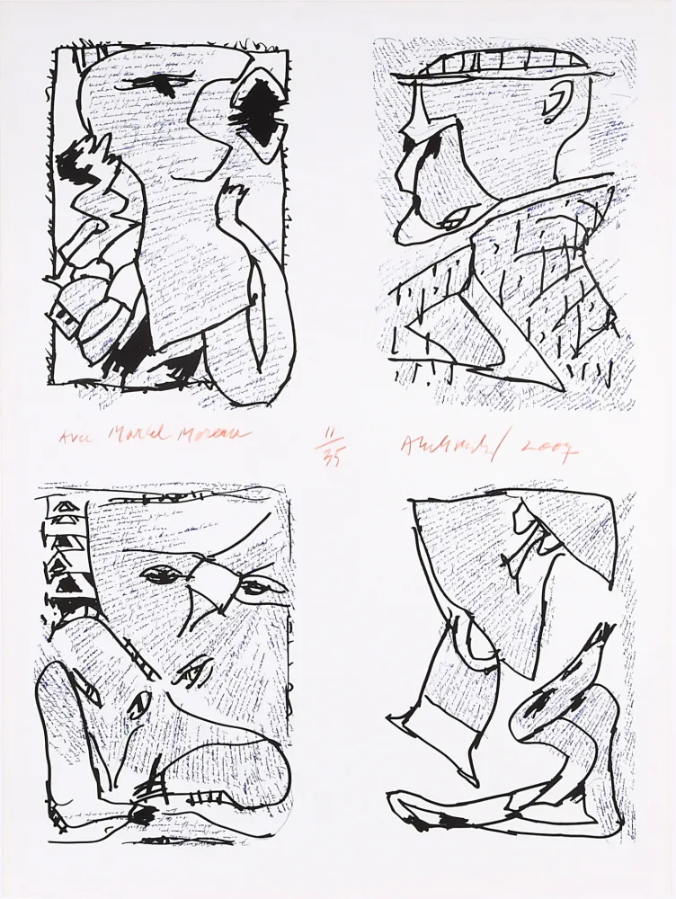 Lithografie Alechinsky - Untitled 