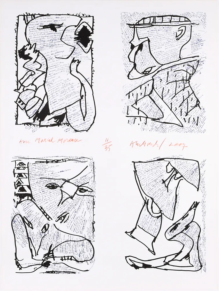Lithografie Alechinsky - Untitled 