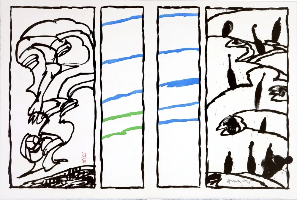 Lithografie Alechinsky - Vacillations