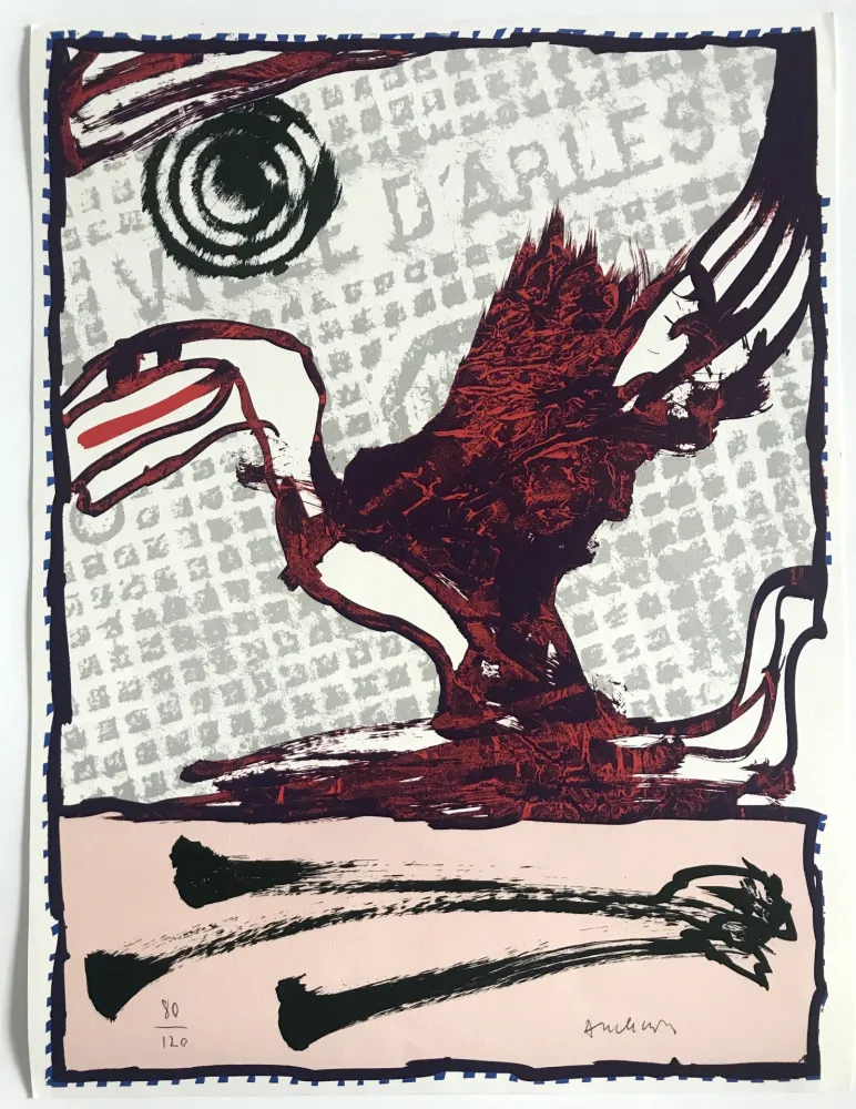 Lithografie Alechinsky - Ville d'Arles