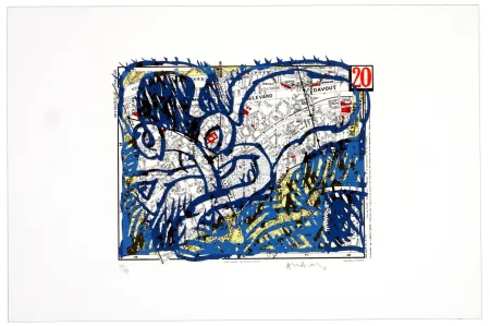 Lithografie Alechinsky - Vingtième arrondissement (Paris)