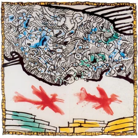 Ets En Aquatint Alechinsky - Vol augural