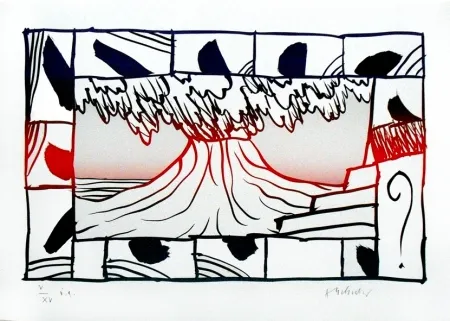 Lithografie Alechinsky - Volcan