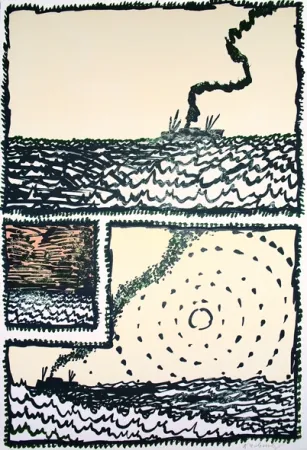 Lithografie Alechinsky - Volturno 1