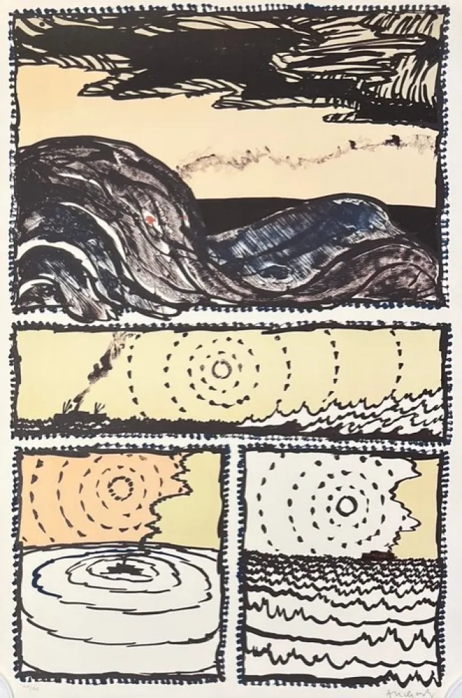 Lithografie Alechinsky - Volturno