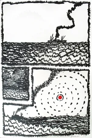 Lithografie Alechinsky - Volturno 2