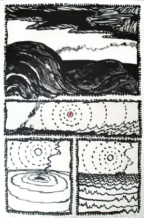 Lithografie Alechinsky - Volturno 3