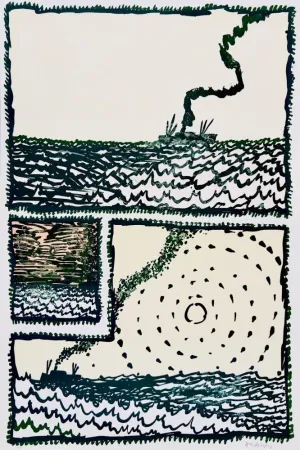 Lithografie Alechinsky - Volturno I