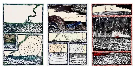 Lithografie Alechinsky - Volturno I, II, III