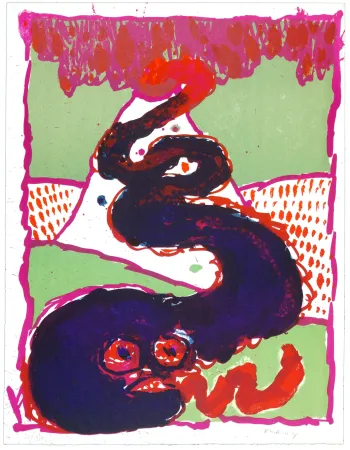 Lithografie Alechinsky - Vulcanalogies I