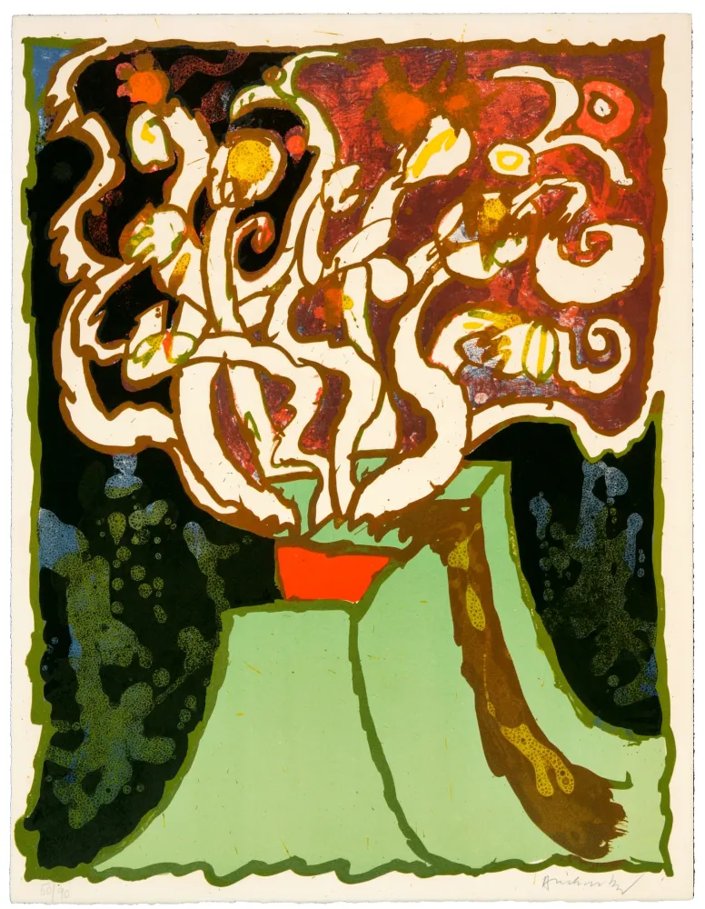 Lithografie Alechinsky - Vulcanalogies V