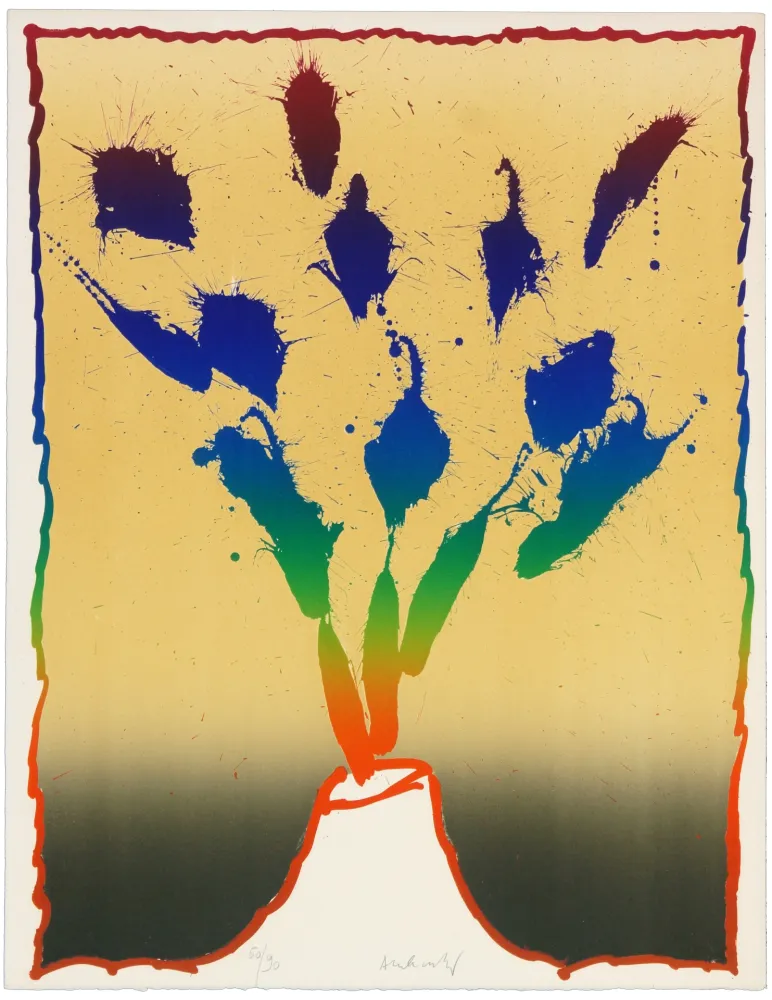 Lithografie Alechinsky - Vulcanalogies VII