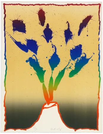 Lithografie Alechinsky - Vulcanalogies VII